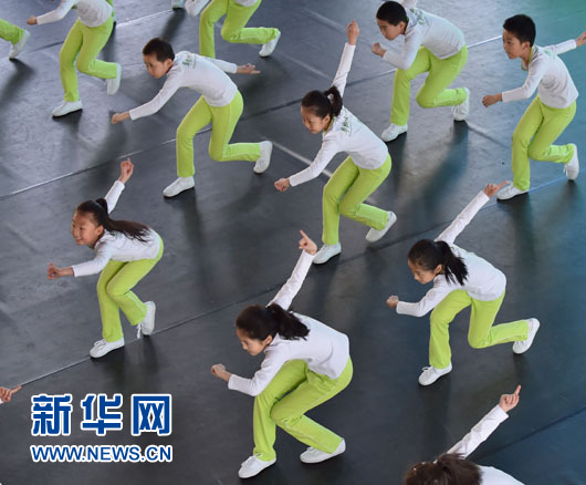 北京市教委推出“愛我中華”韻律操