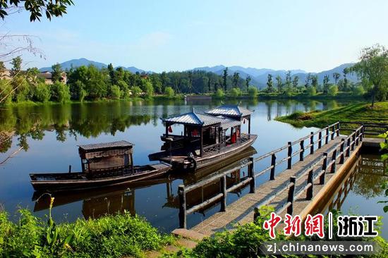 武義縣壇頭村潘午塘。金華市水利局供圖