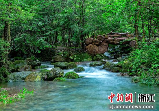 磐安縣花溪村忘言谷。金華市水利局供圖