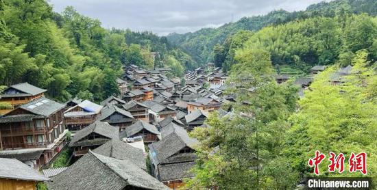 5月3日，貴州省榕江縣栽麻鎮(zhèn)大利侗寨。吳欣瑜供圖