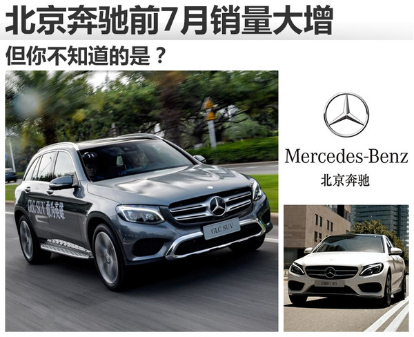 北京奔馳前7月銷量大增 但你不知道的是？(圖文)